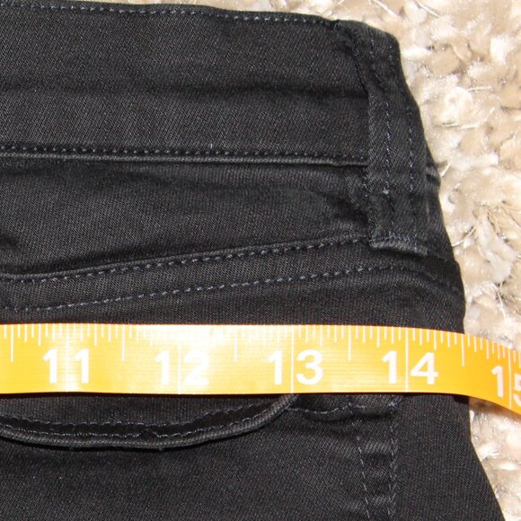 EUC Black J Crew 8" Toothpick Jeans - Size 29 - Picture 3 of 4